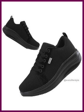 Women's Orthopedic Walking Shoes Air Cushion Slip Resistant Work Sneakers